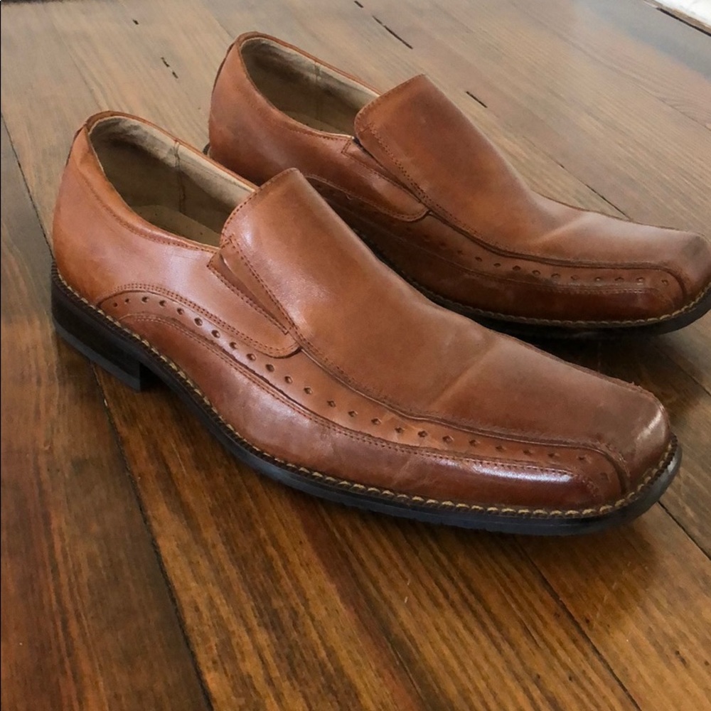 Stacy Adams leather slip-on Loafer
